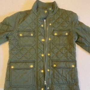 J. CREW quilted jacket.   Very lightly worn, great condition